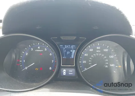 2013 Hyundai Veloster Turbo W/Black from USA, damaged, VIN KMHTC6AE5DU095215